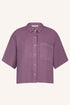 By-Bar cris linen blouse lavender